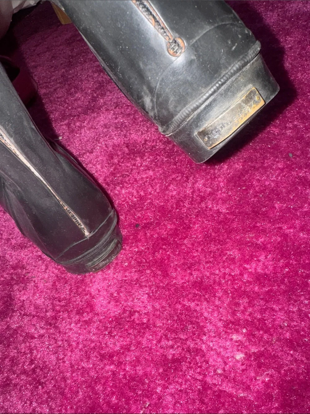 Burberry Bla l Tall Leather Riding Boots - Picture 4 of 7
